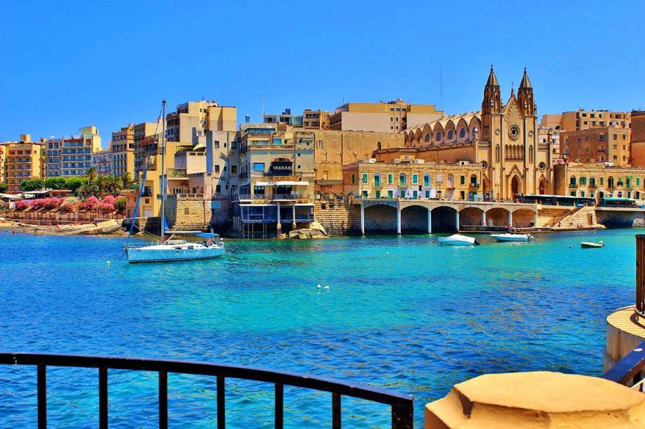 Modern Apartment Just Off The Promenade Sliema Exterior foto